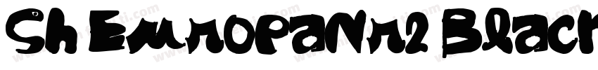 Sh EuropaNr2 BlackCo字体转换